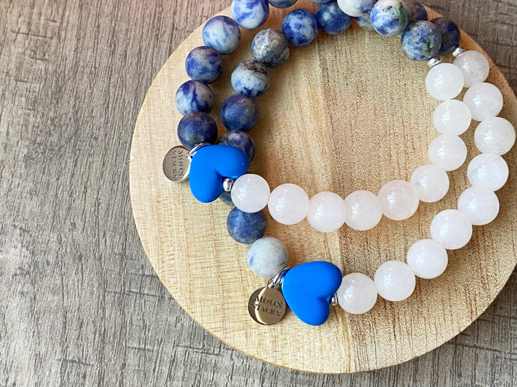 Ryland Clear Quartz And Sodalite Bracelet