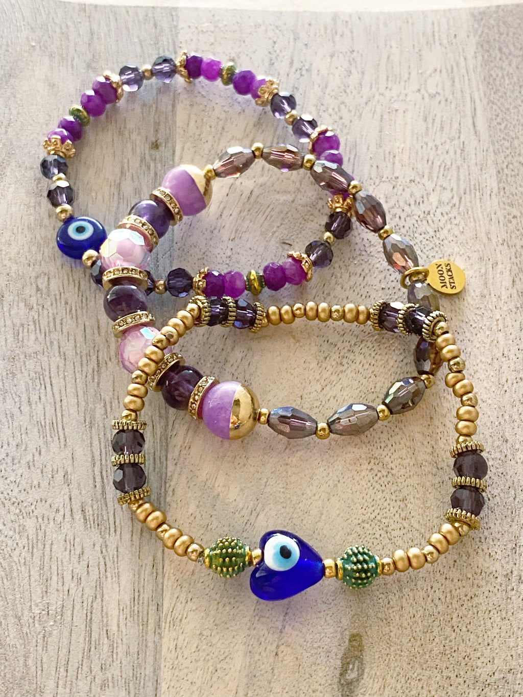 Protection Evil Eye Bracelet Stack
