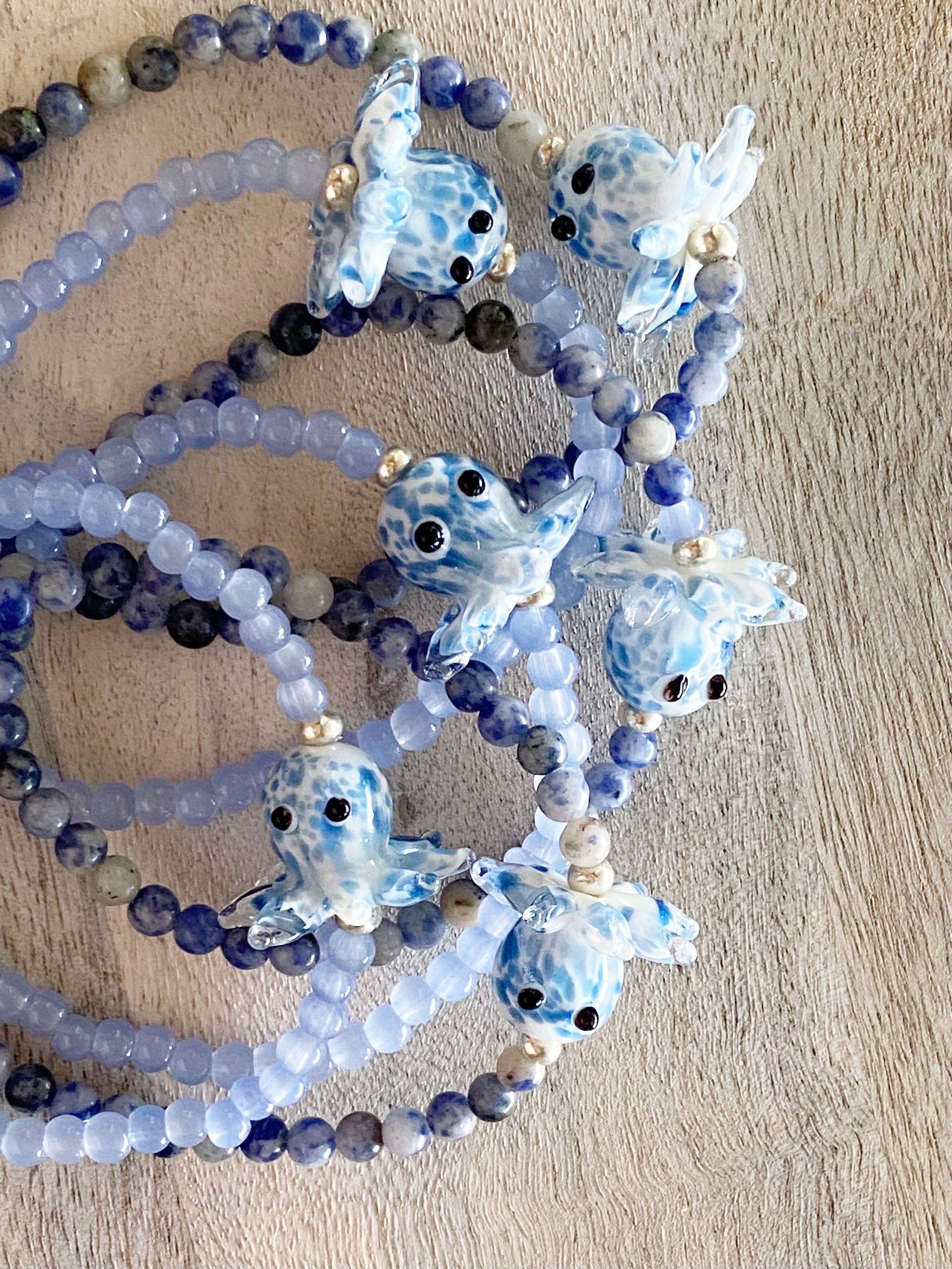 Octopus Single Beaded Bracelet