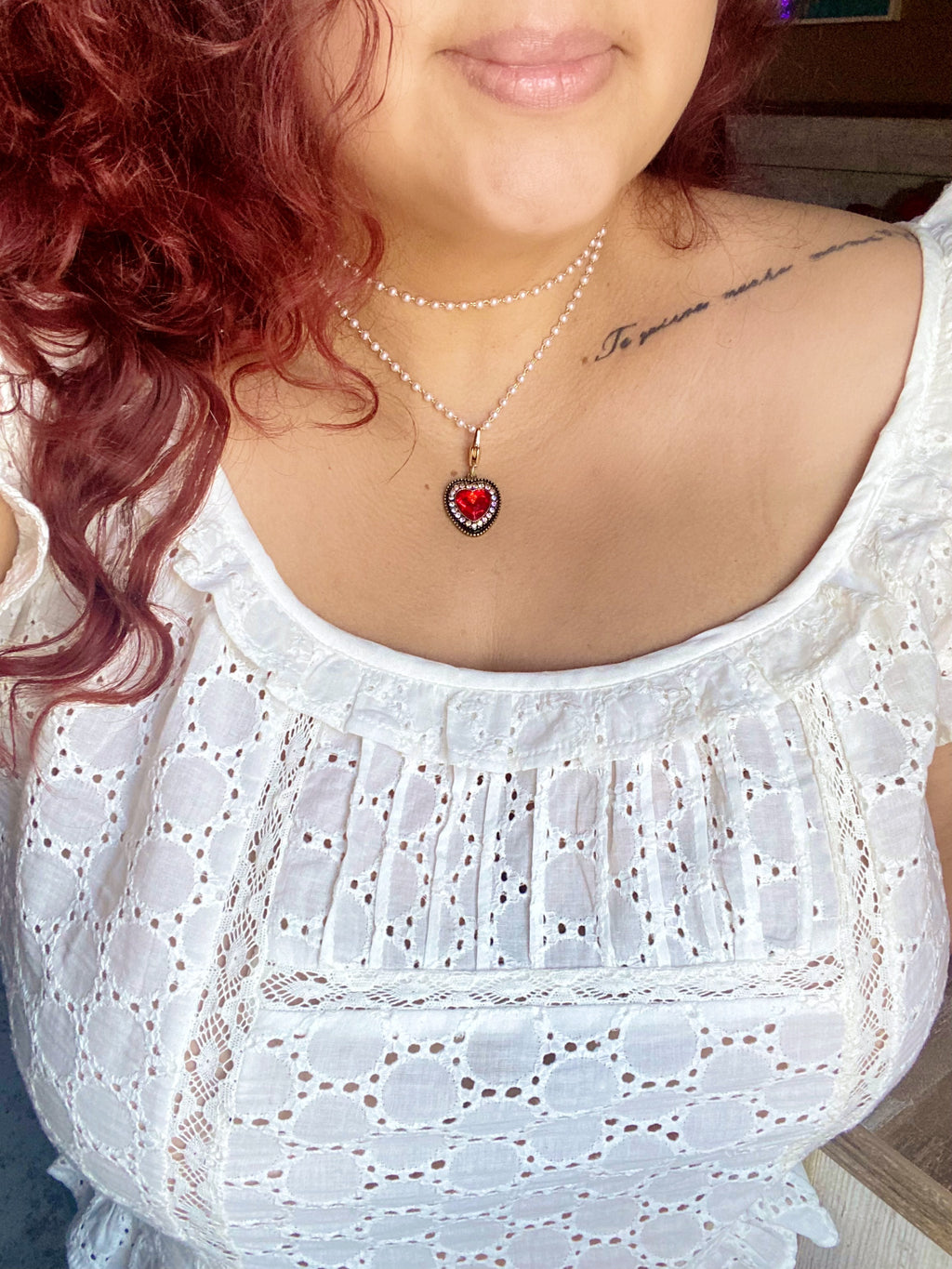 Te Quiero Heart Necklace