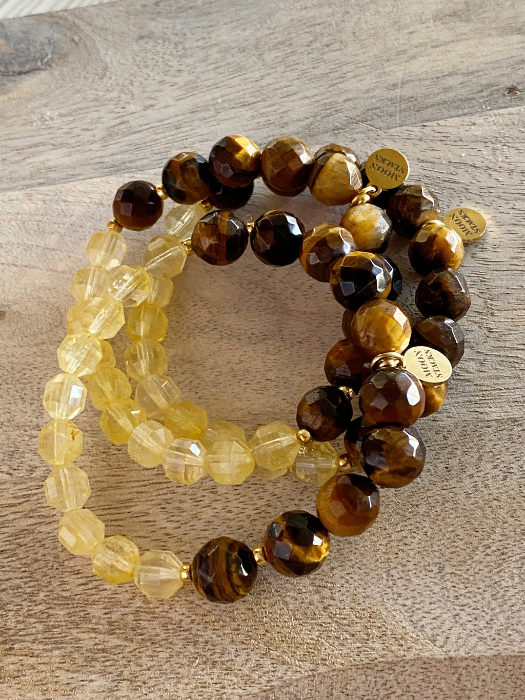 Whiskey Sunset Single Beaded Bracelet
