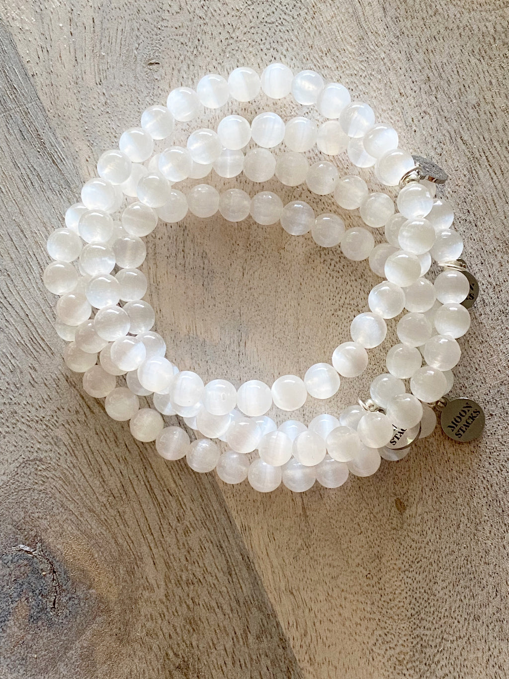 Luna Selenite Bracelet