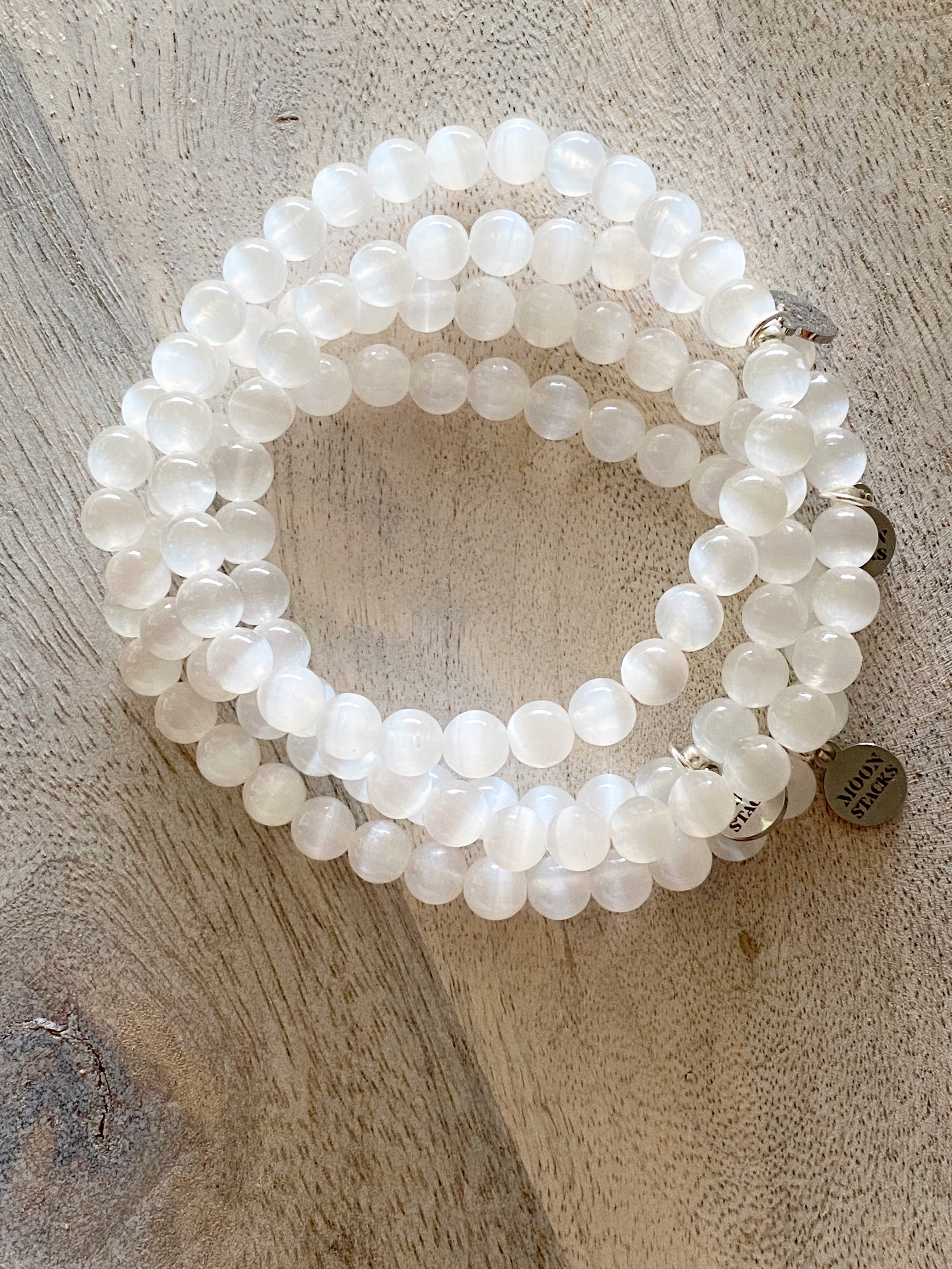 Luna Selenite Bracelet