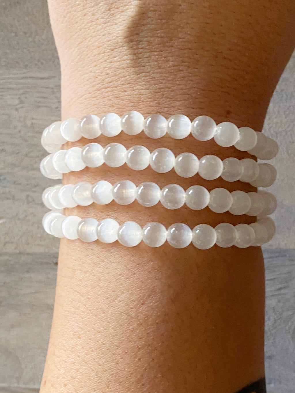 Luna Selenite Bracelet