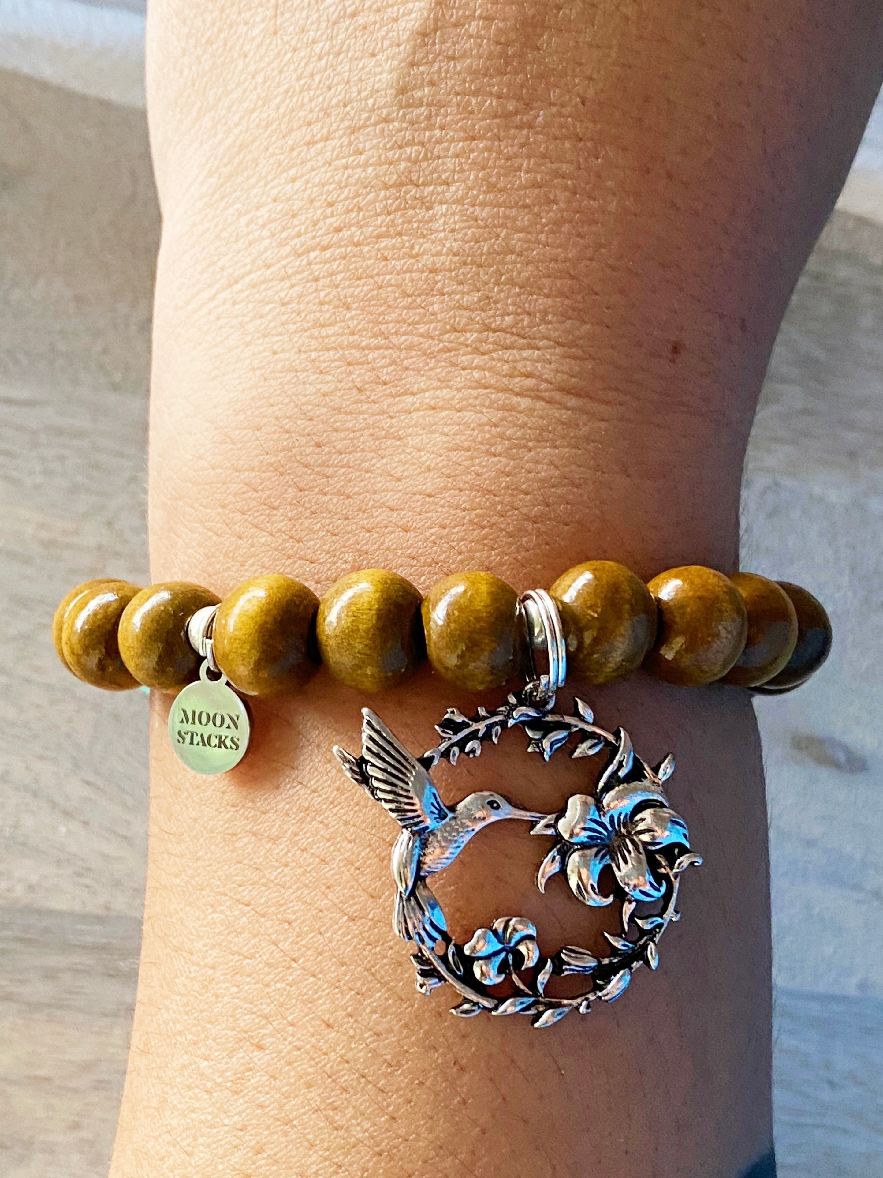 Hummingbird Dreams Single Beaded Bracelet