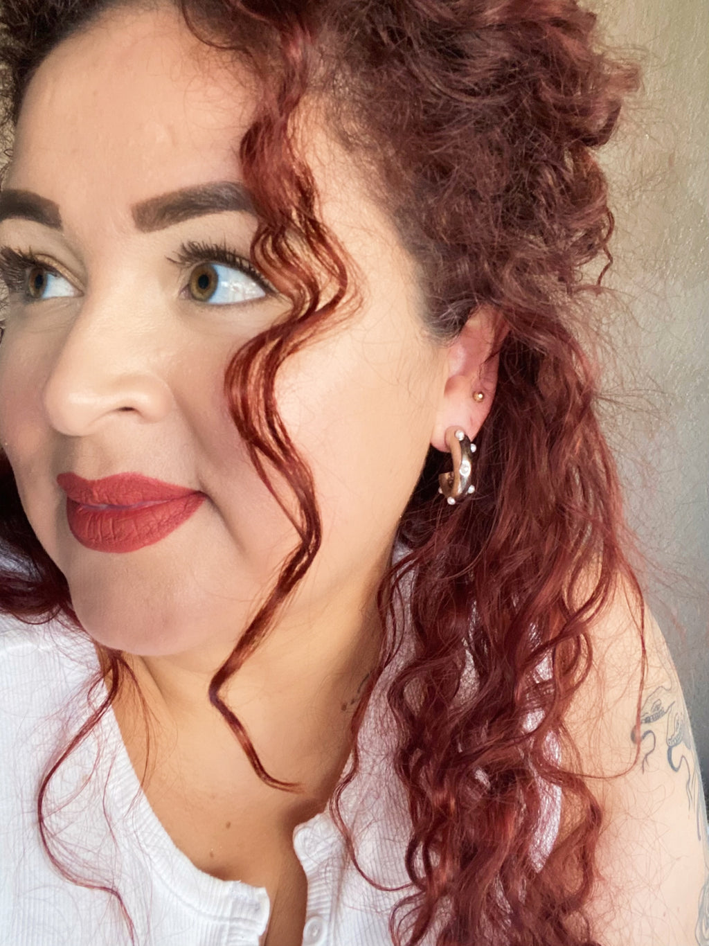 Averly Earrings-Silver Tone