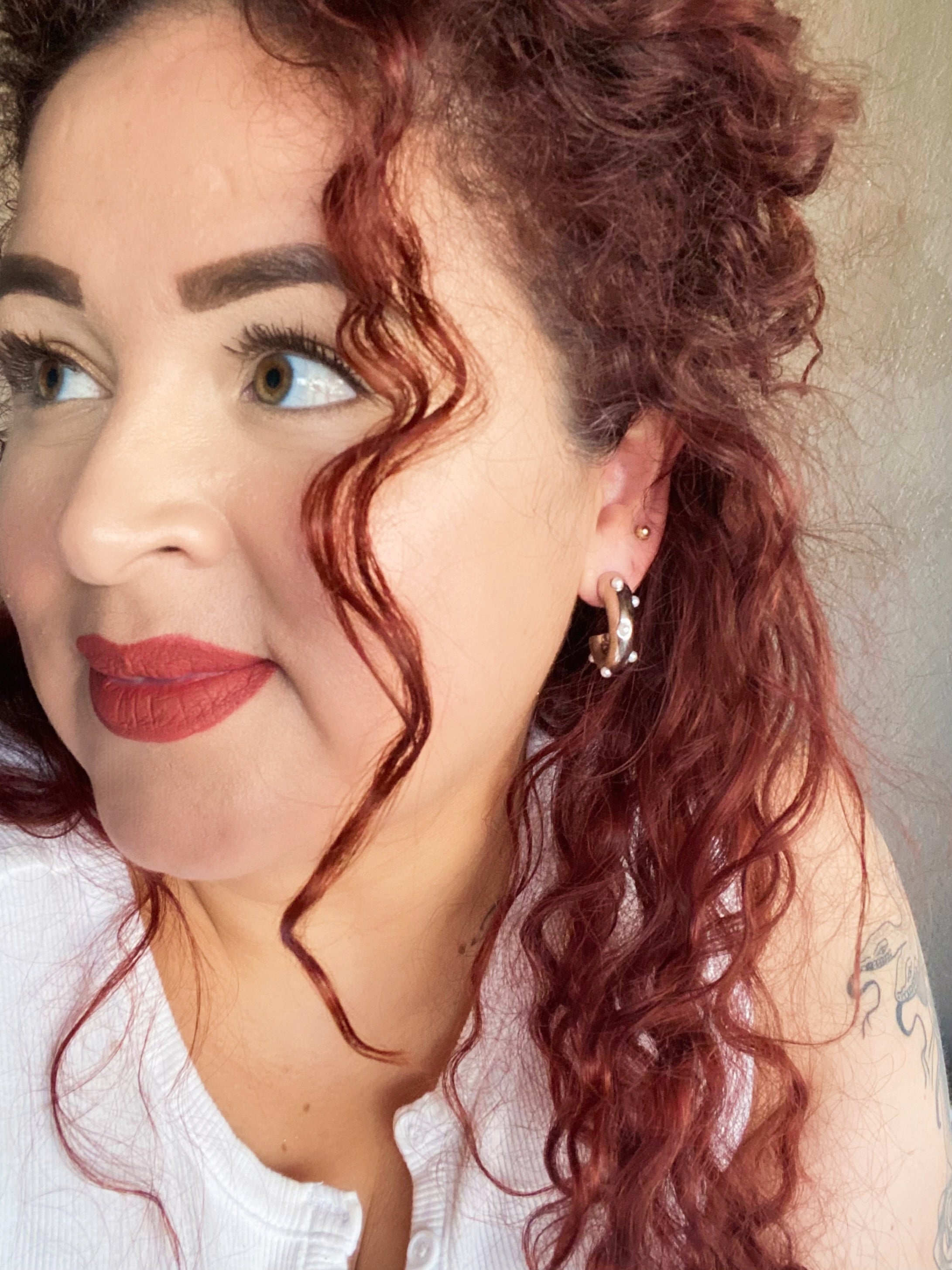 Averly Earrings-Silver Tone