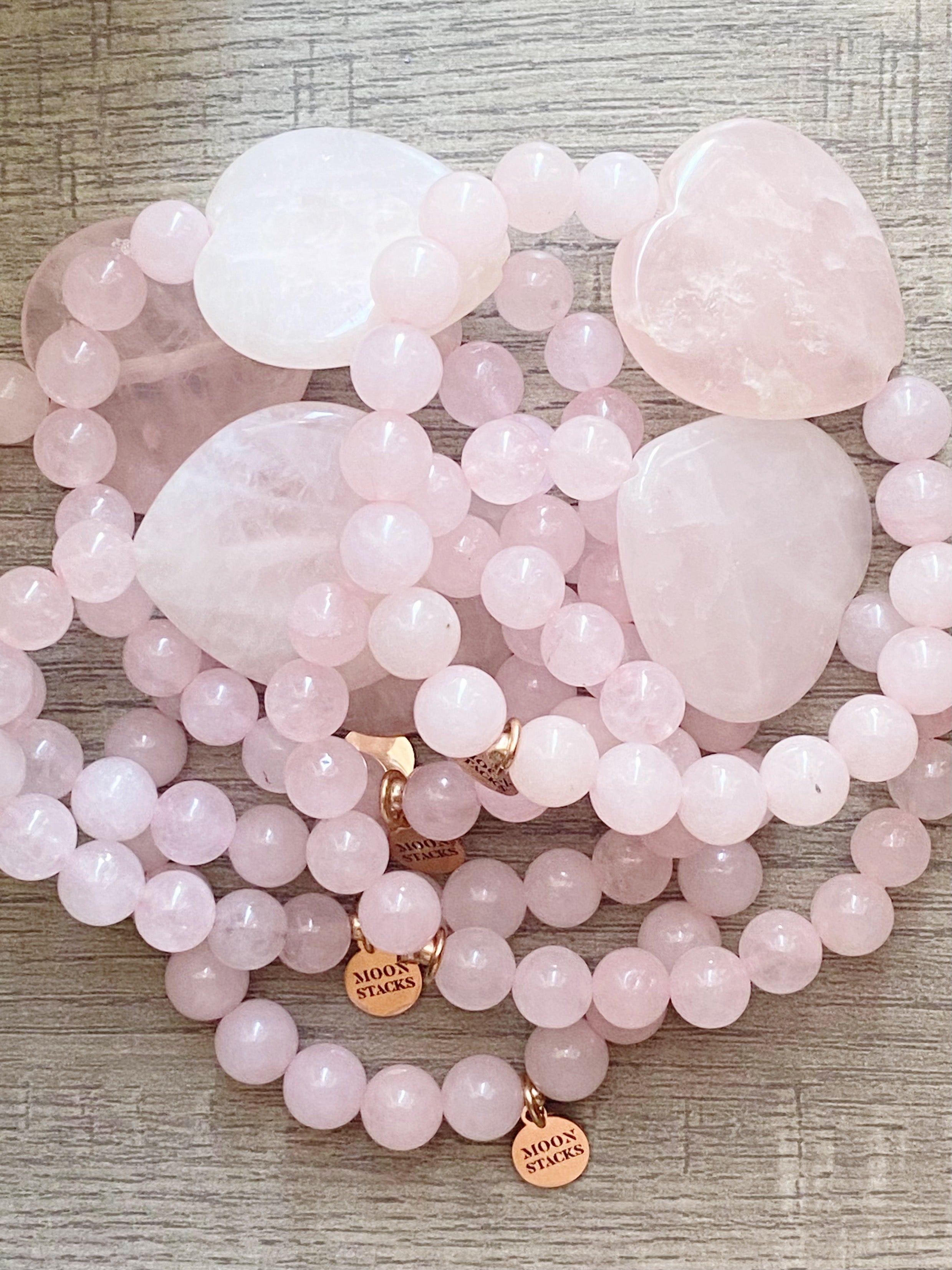 Rose Quartz Single Bracelet