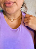 Gold Circle Necklace