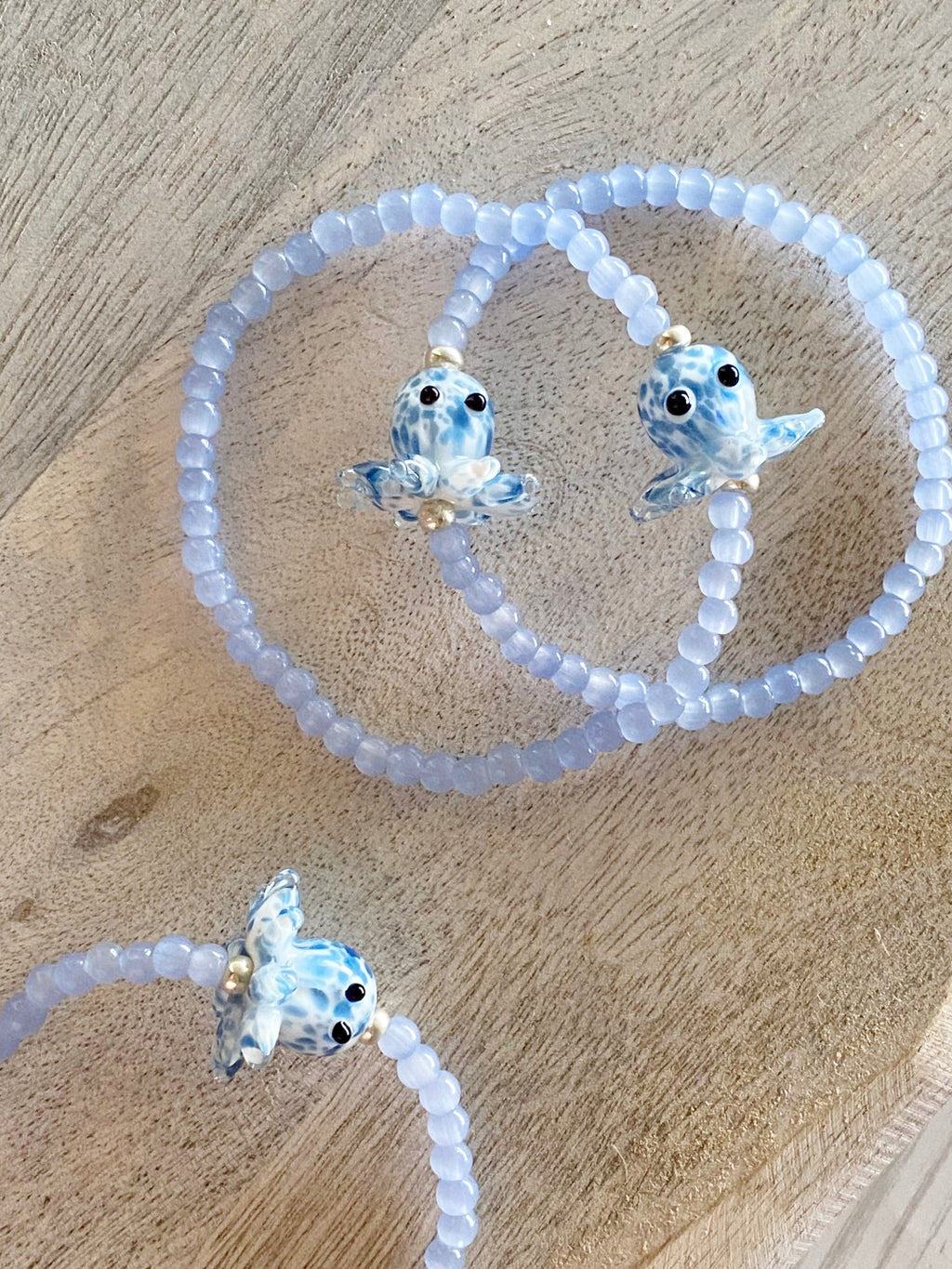 Octopus Single Beaded Bracelet