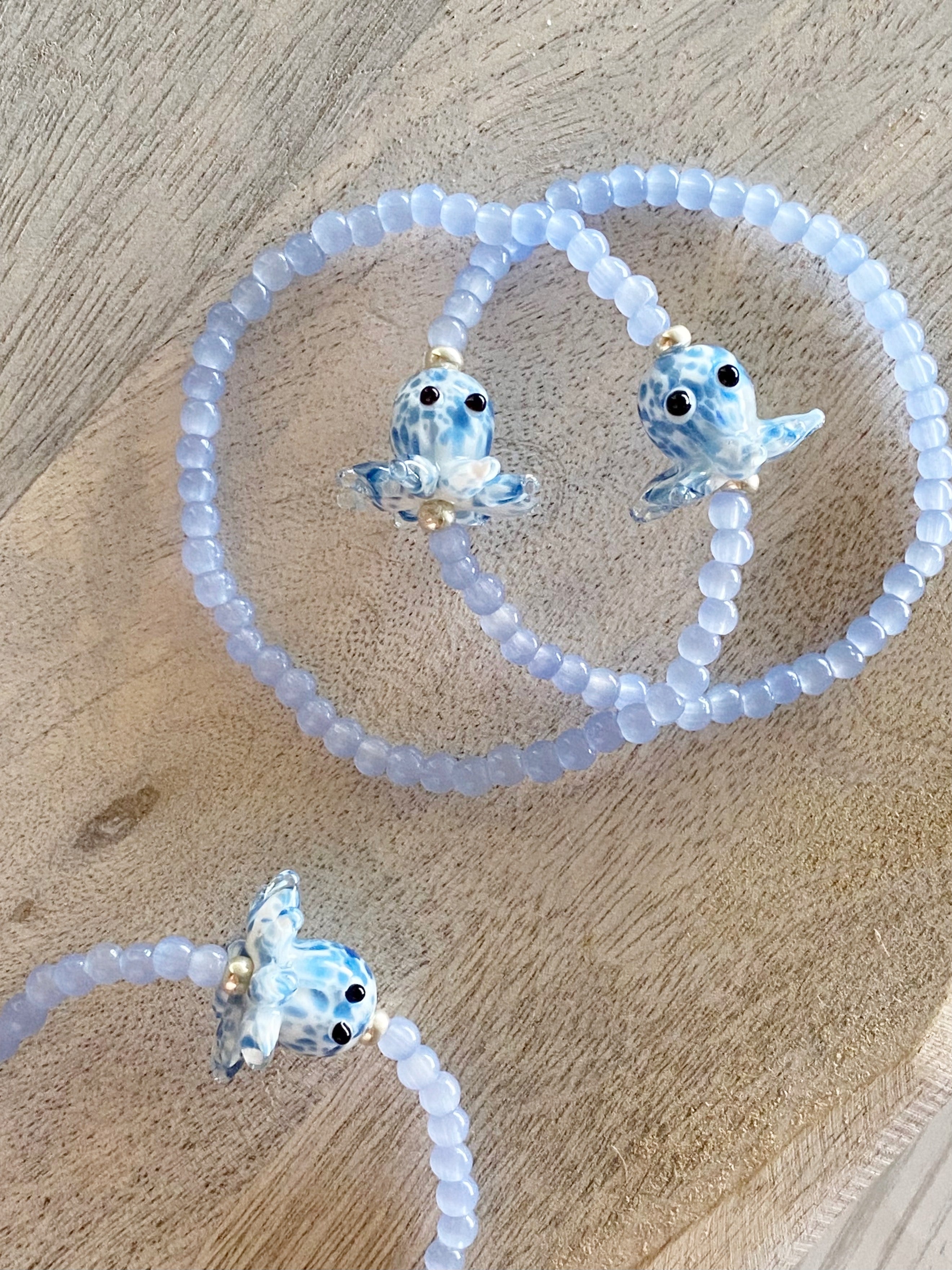 Octopus Single Beaded Bracelet