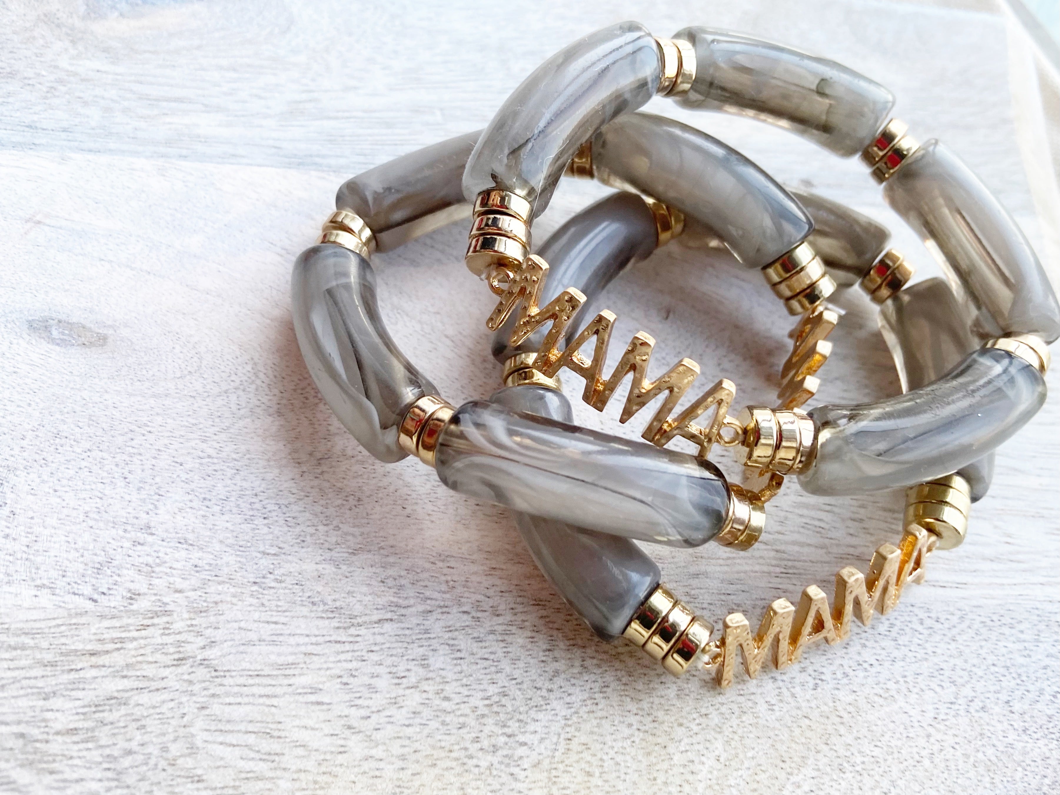 Mama Bracelet Gray