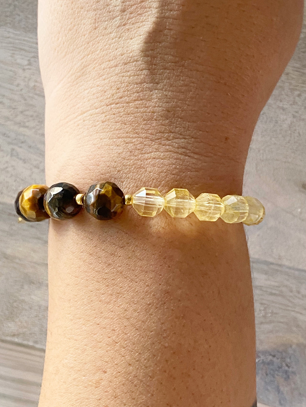 Whiskey Sunset Single Beaded Bracelet