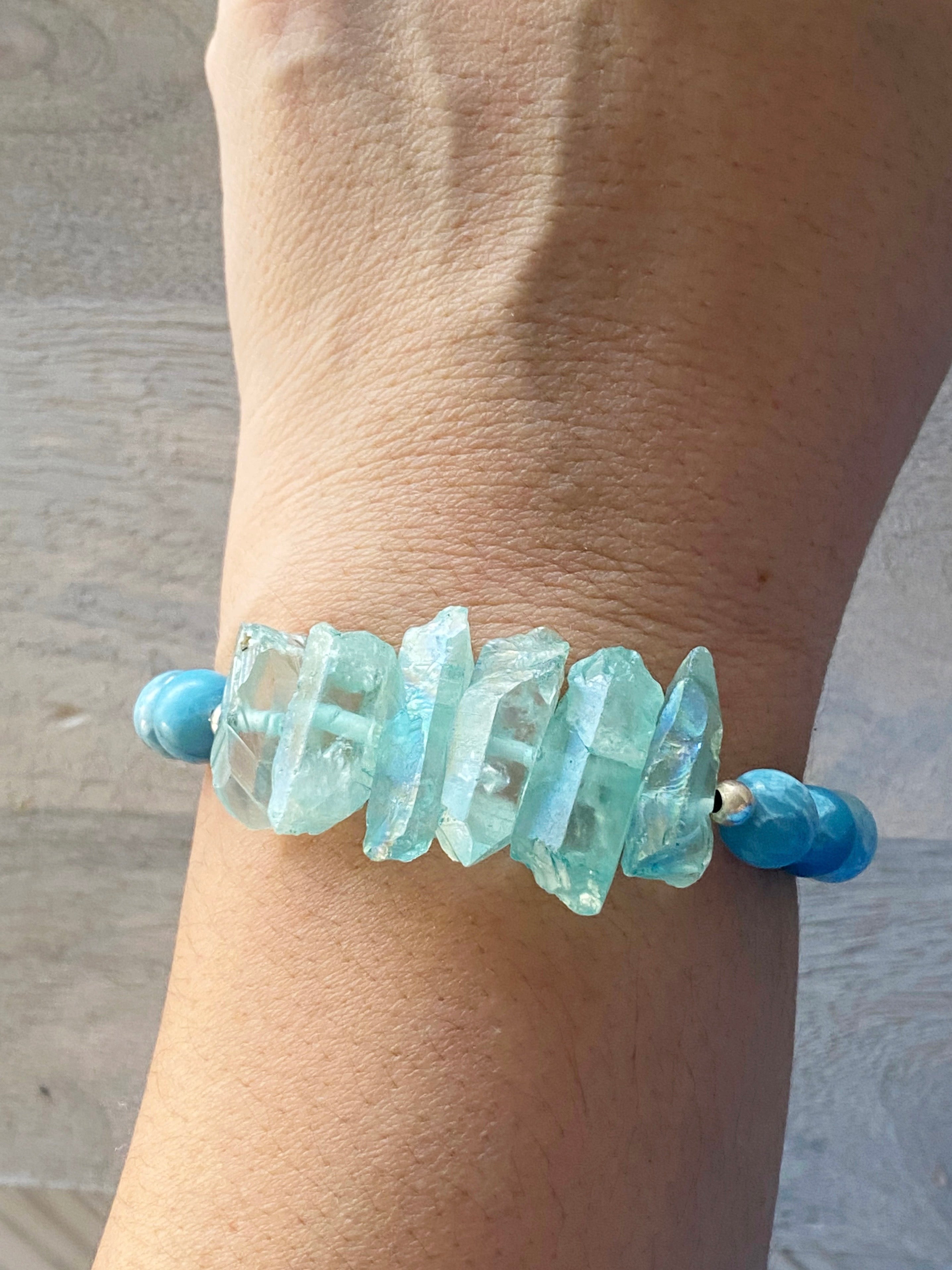 Larimar Beaded Bracelet