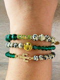 Desert Gem Beaded Bracelet Stack