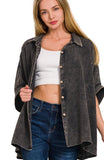 Angel Gauze Top Black