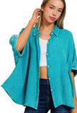 Angel Gauze Top Teal