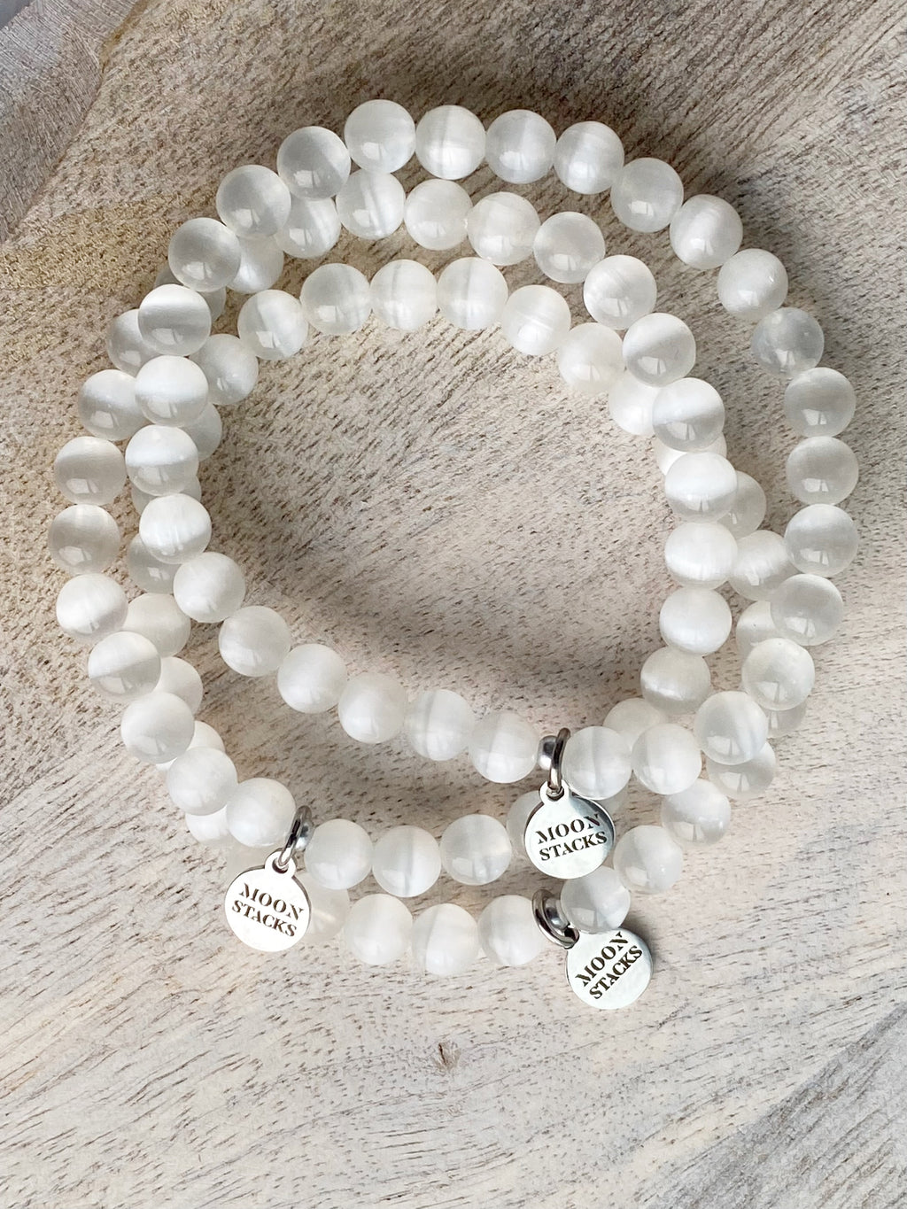 Luna Selenite Bracelet