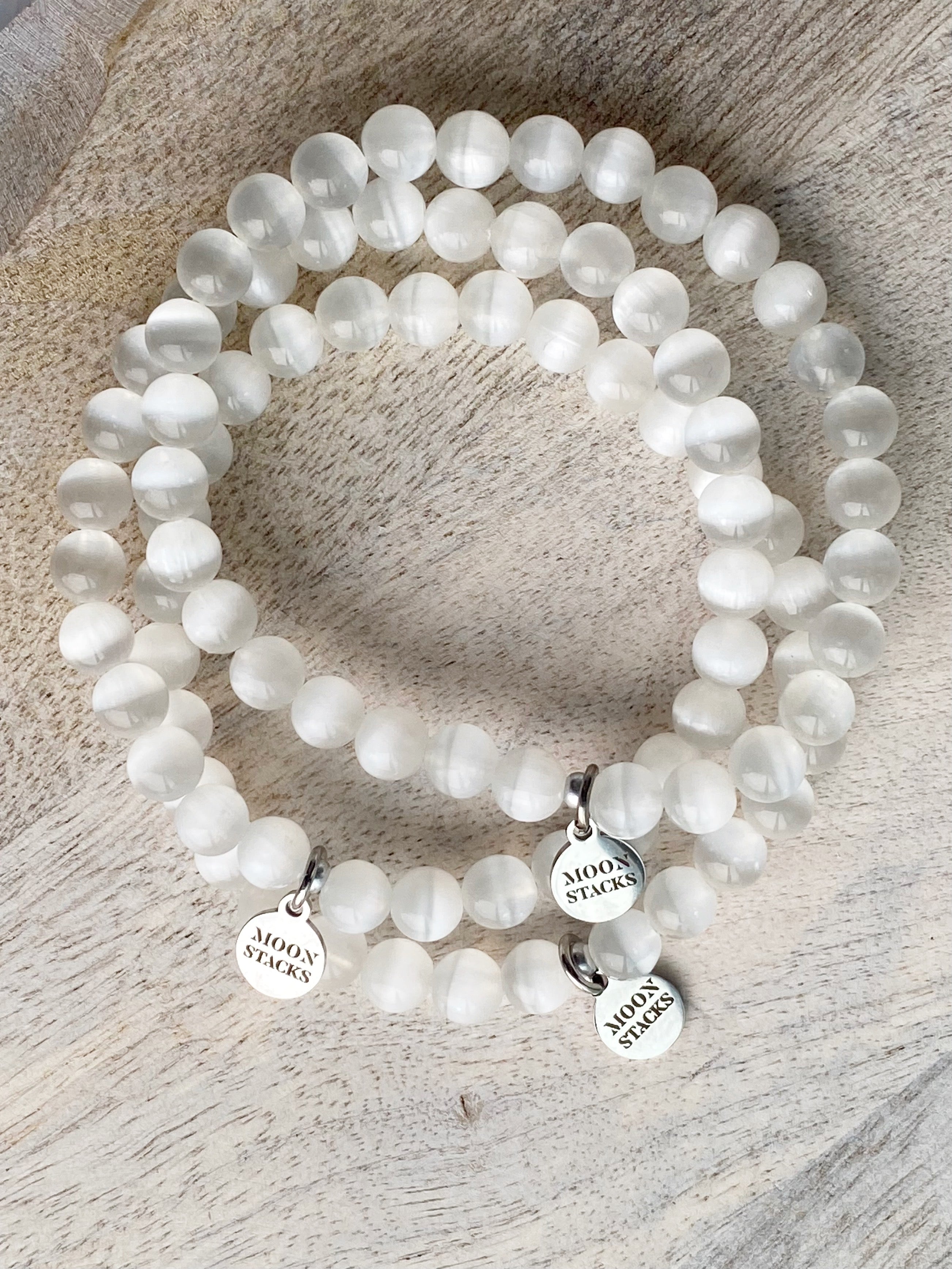 Luna Selenite Bracelet