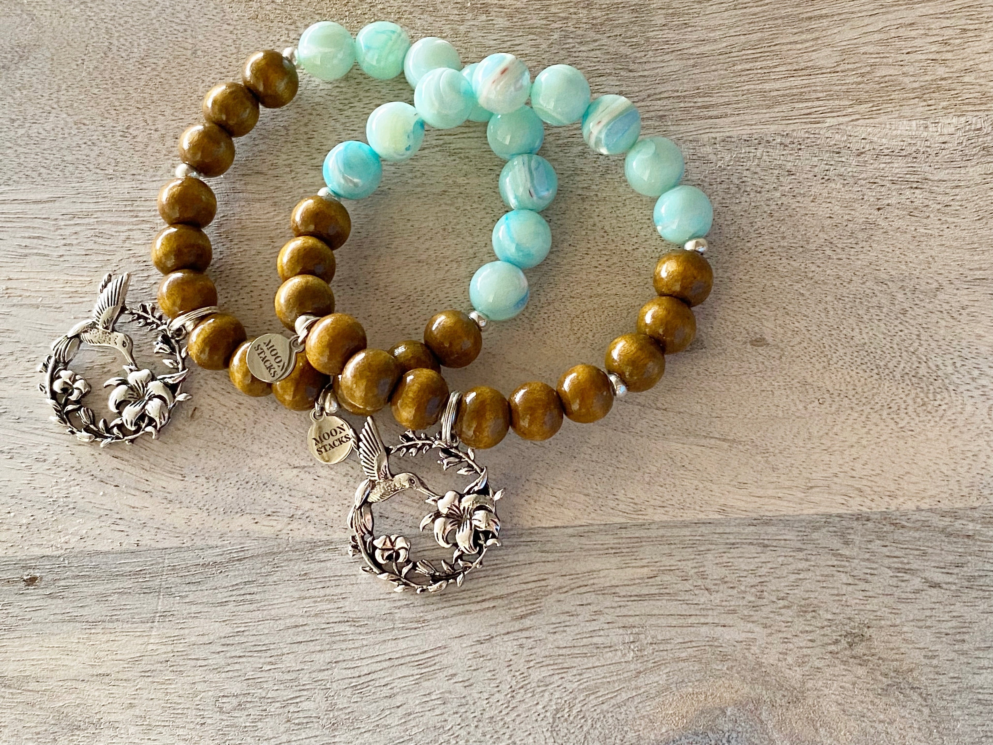 Hummingbird Dreams Single Beaded Bracelet