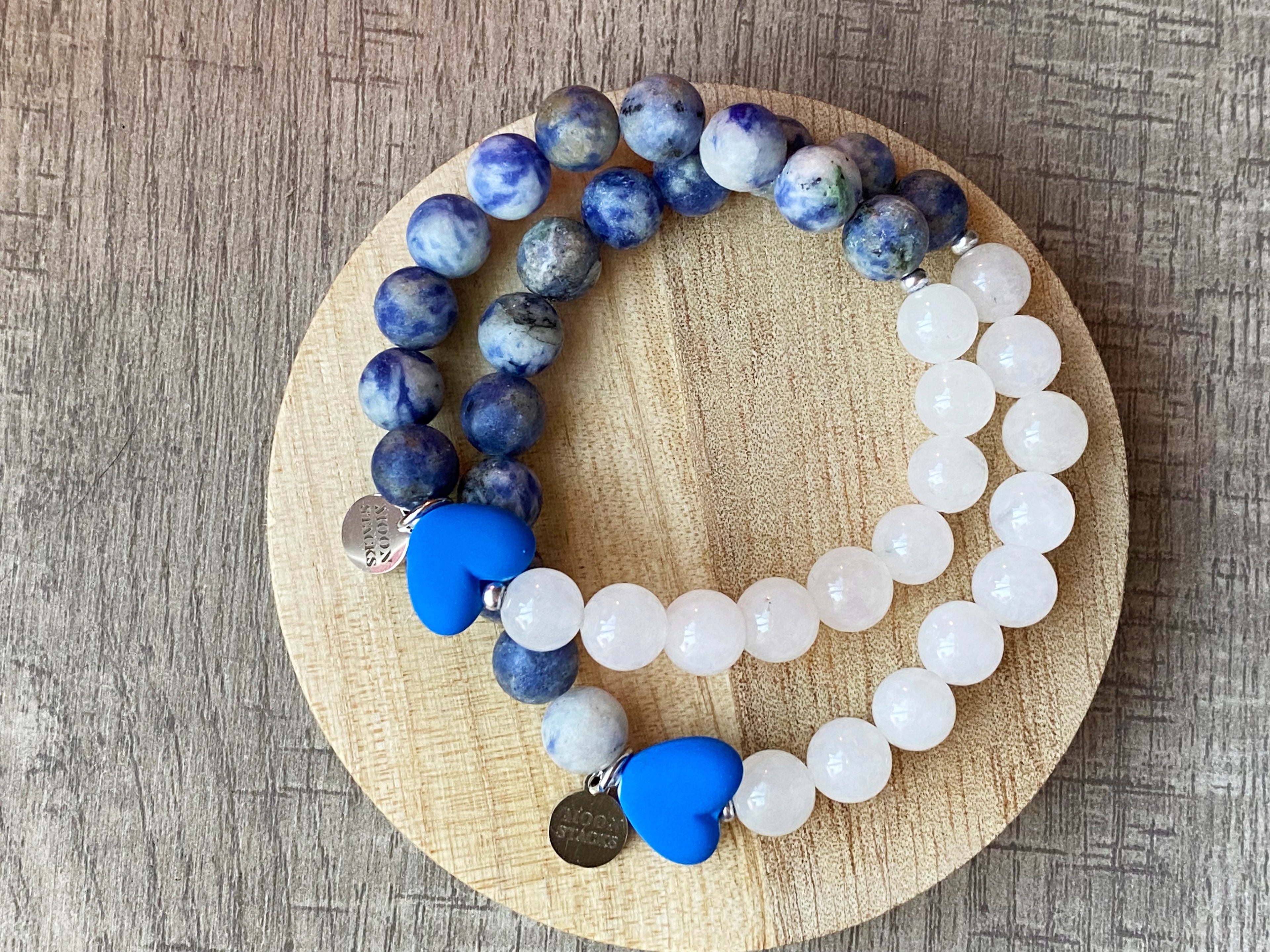 Ryland Clear Quartz And Sodalite Bracelet