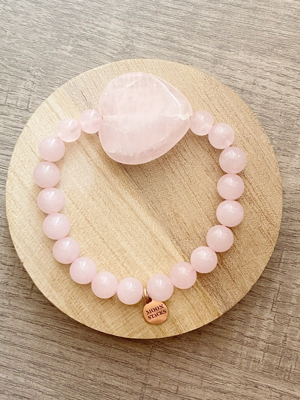 Rose Quartz Single Bracelet