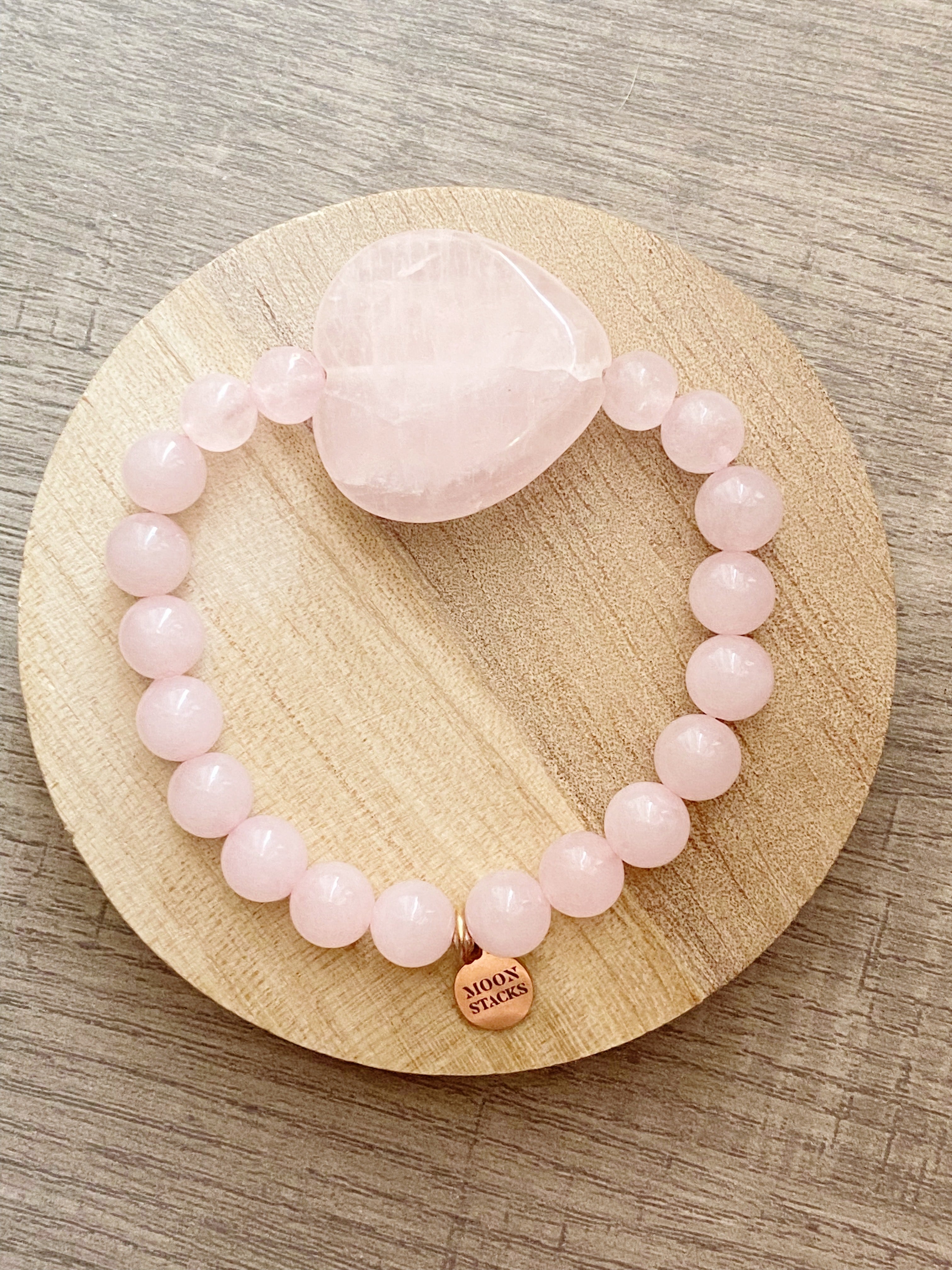 Rose Quartz Single Bracelet