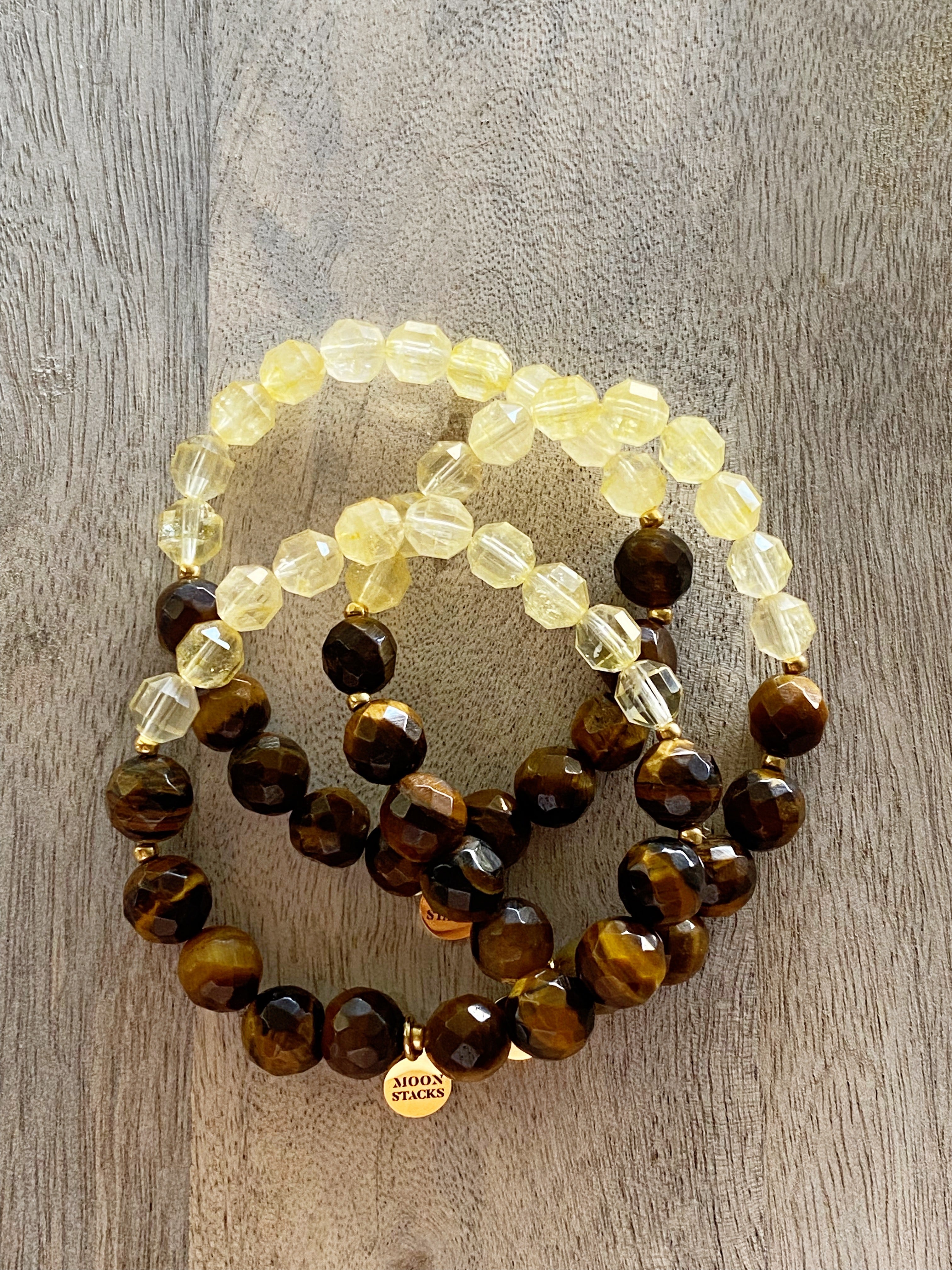 Whiskey Sunset Single Beaded Bracelet
