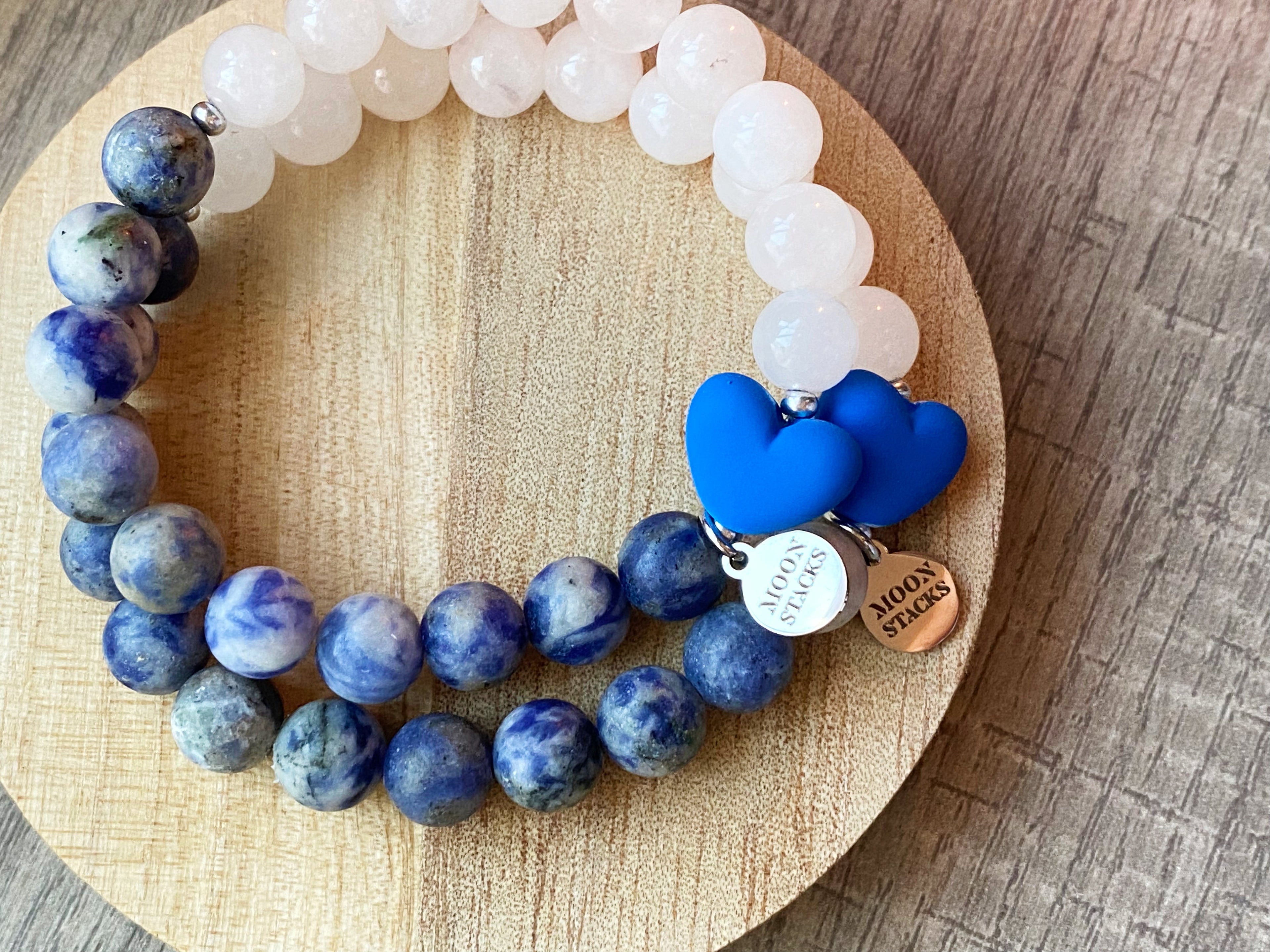 Ryland Clear Quartz And Sodalite Bracelet