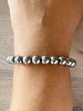 Hematite Single Beaded Bracelet