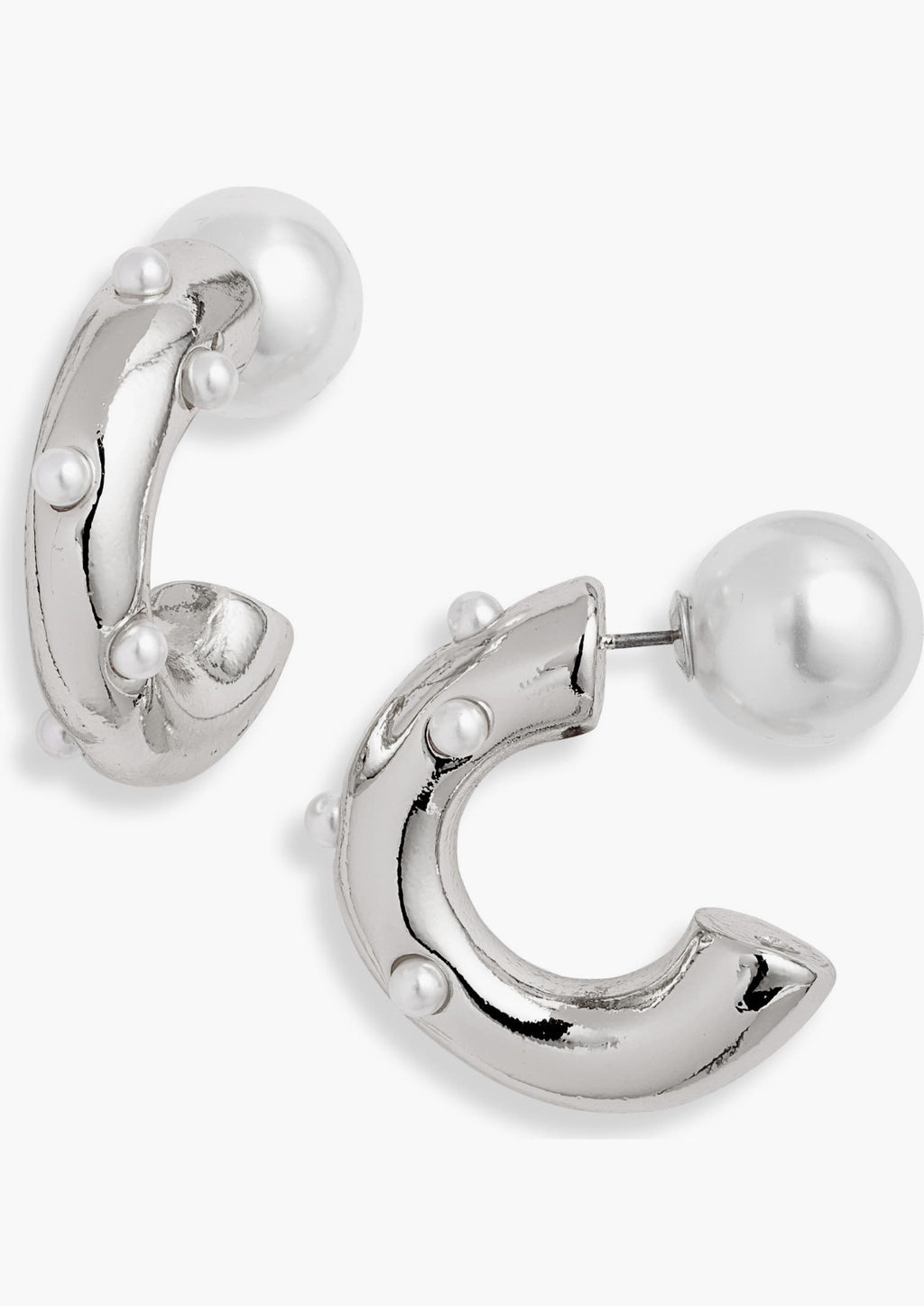 Averly Earrings-Silver Tone