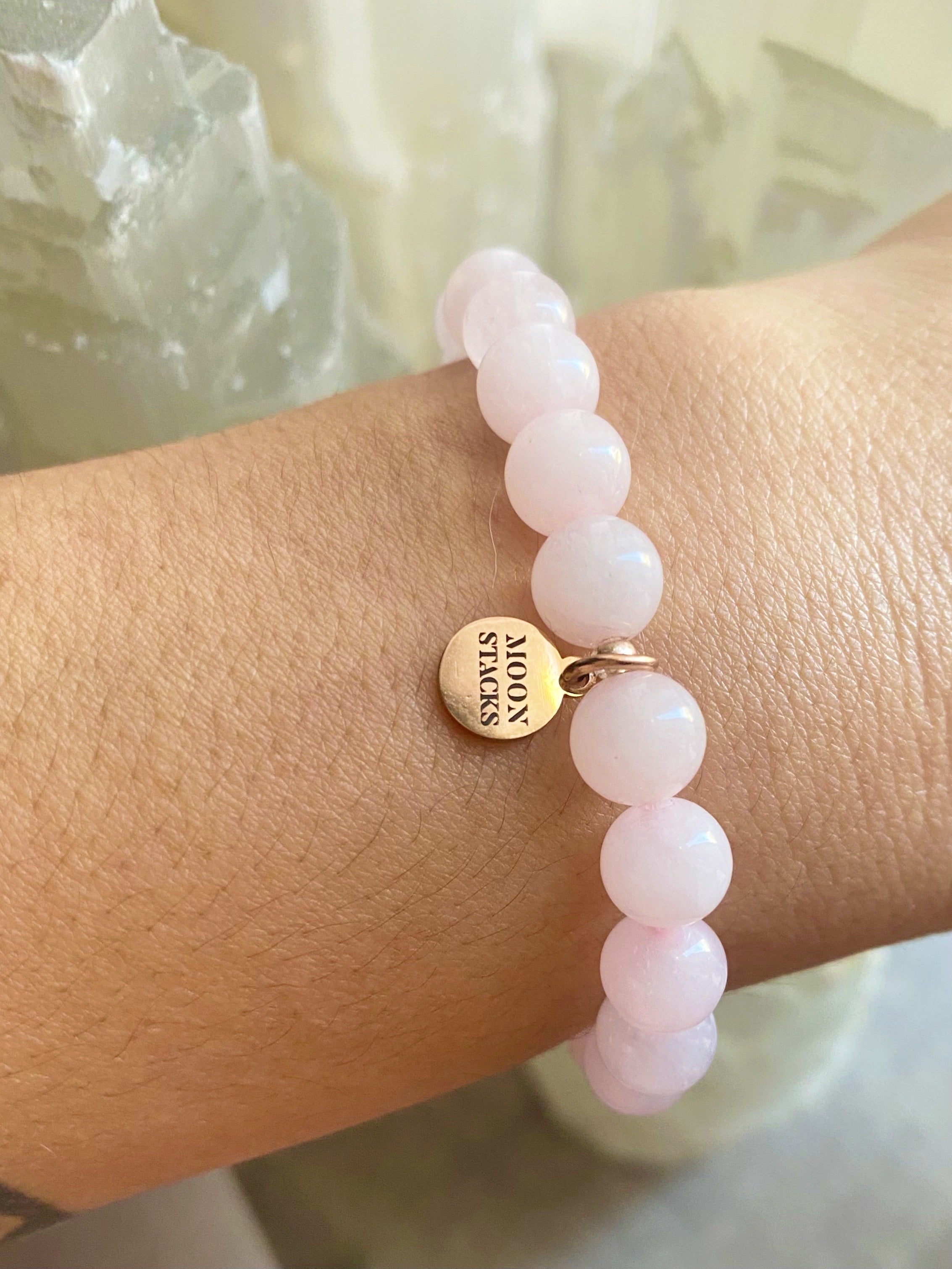 Rose Quartz Single Bracelet