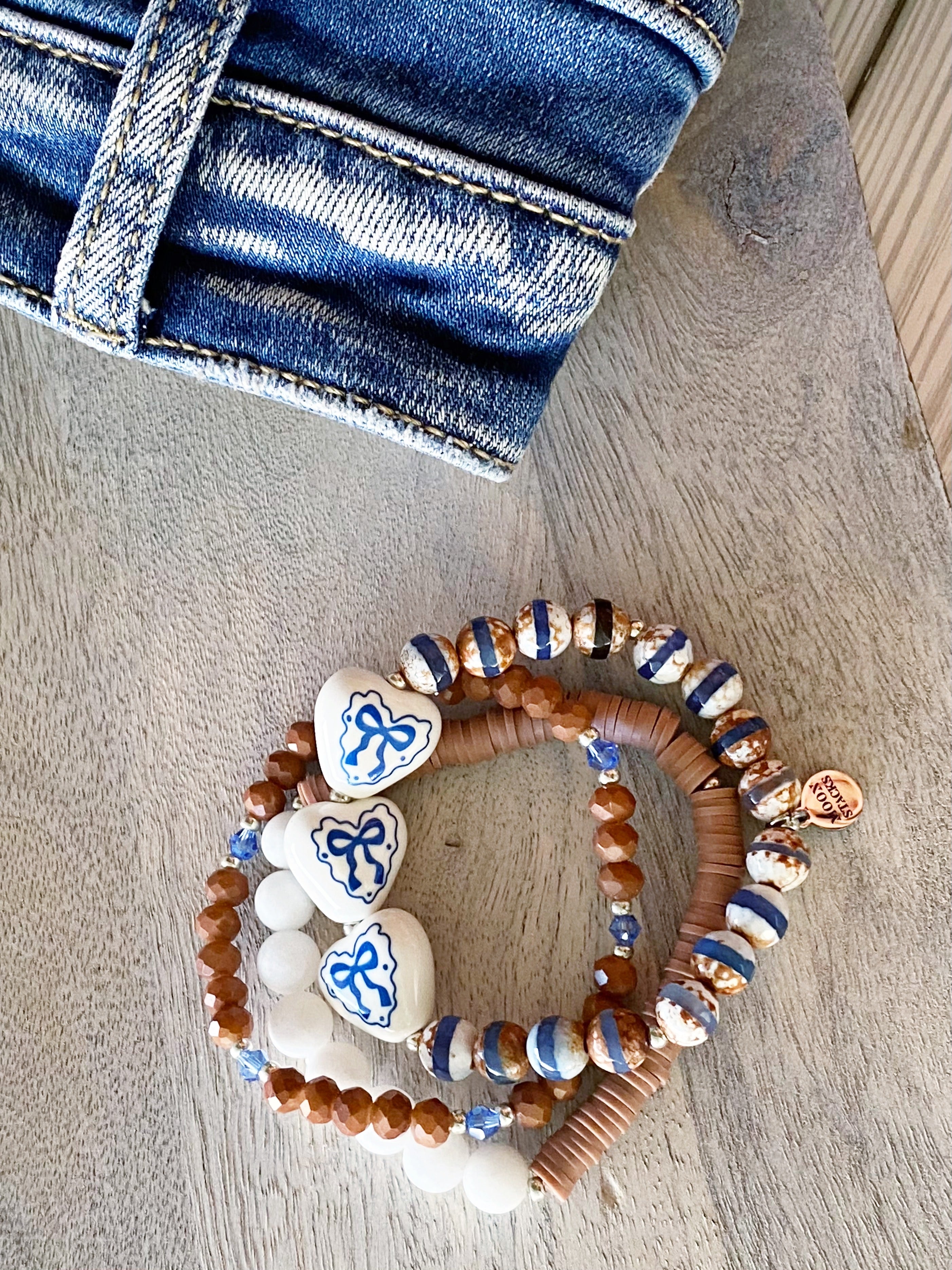 Denim Dreams Bracelet Stack