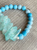 Larimar Beaded Bracelet