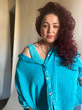 Angel Gauze Top Teal