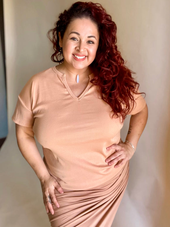 Basic Day Top Peach
