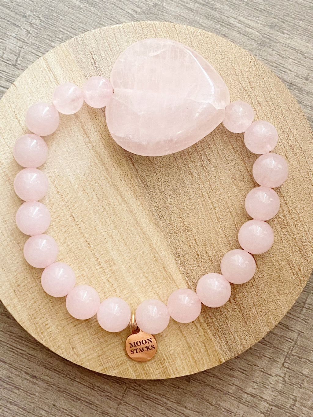 Rose Quartz Single Bracelet
