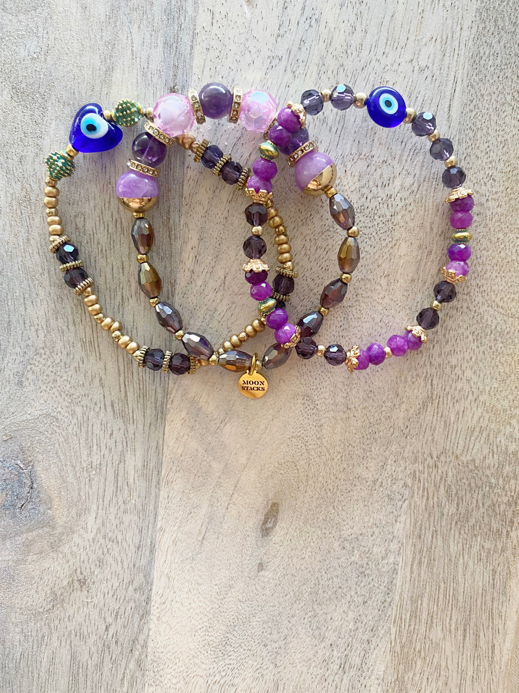 Protection Evil Eye Bracelet Stack
