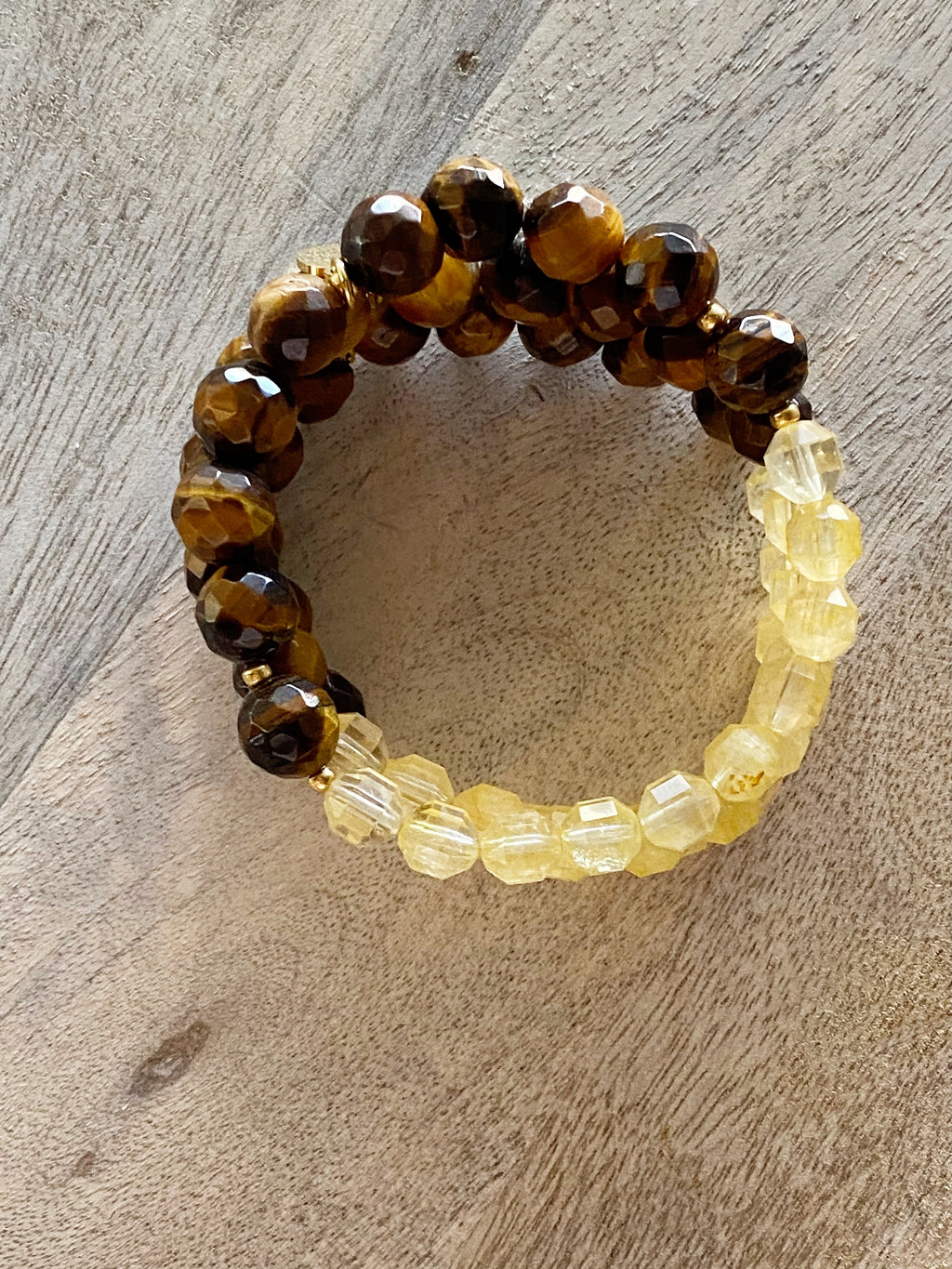 Whiskey Sunset Single Beaded Bracelet