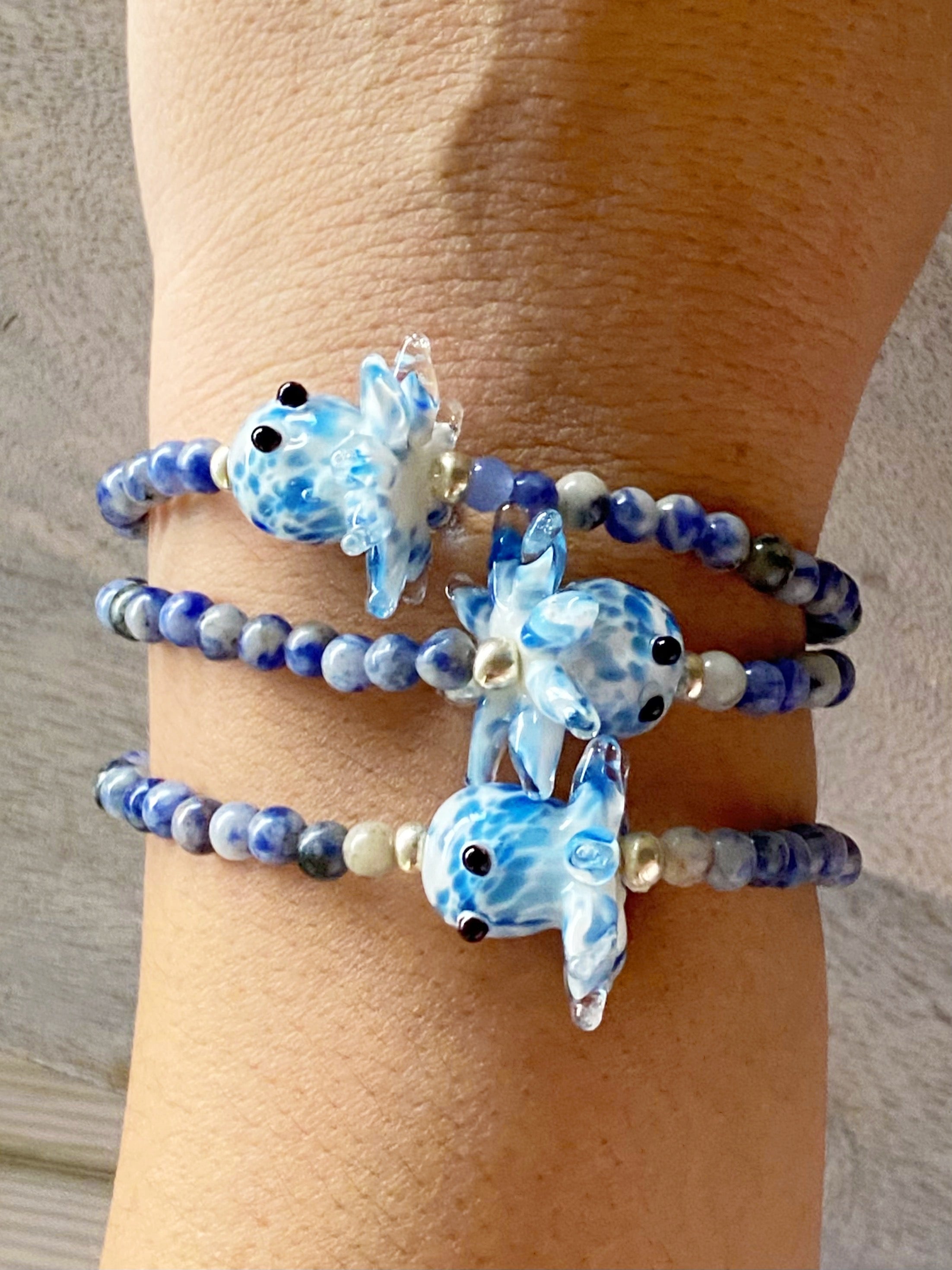 Octopus Single Beaded Bracelet