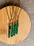 Mars Malachite Necklace