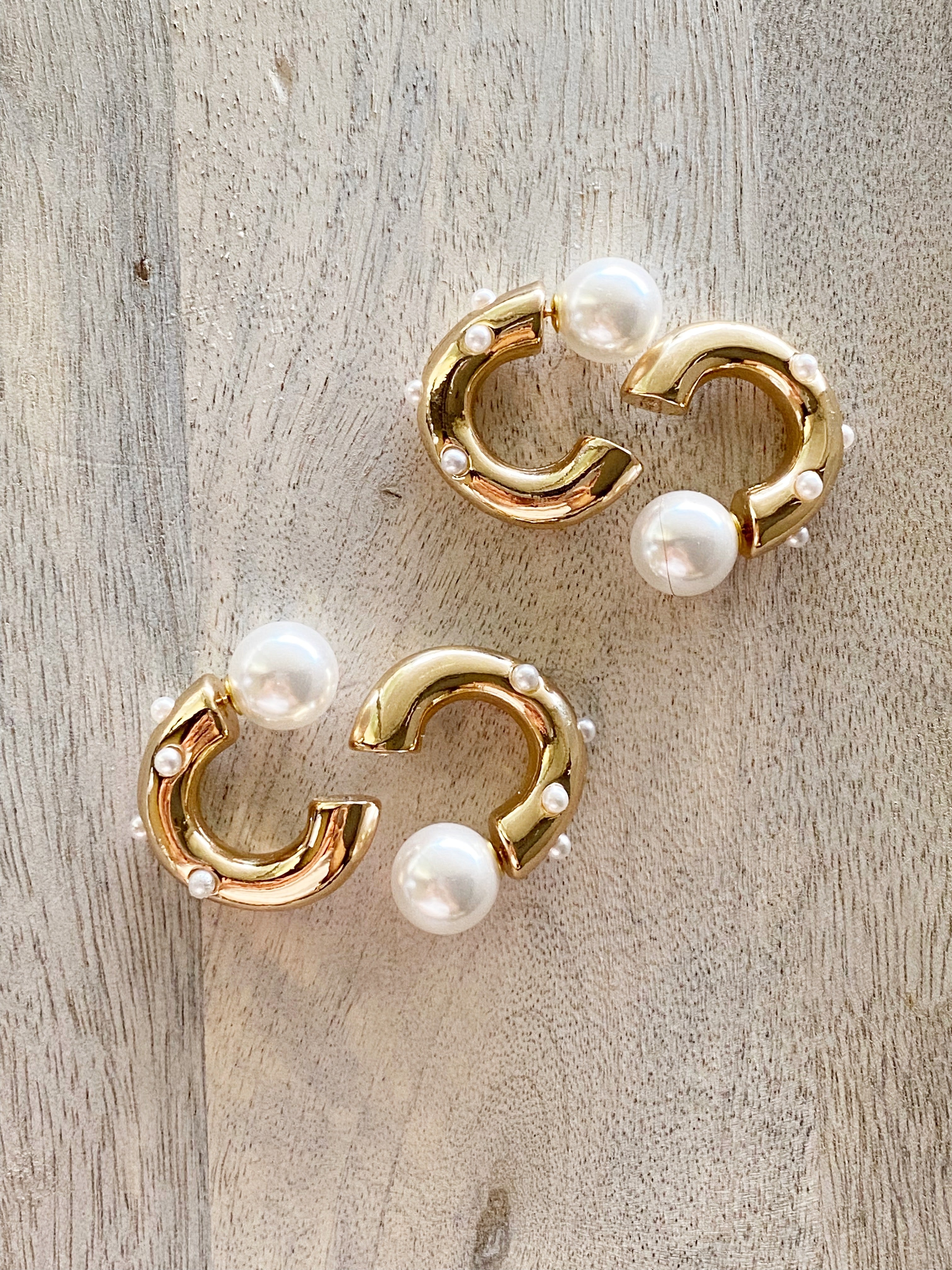 Averly Earrings-Gold Tone