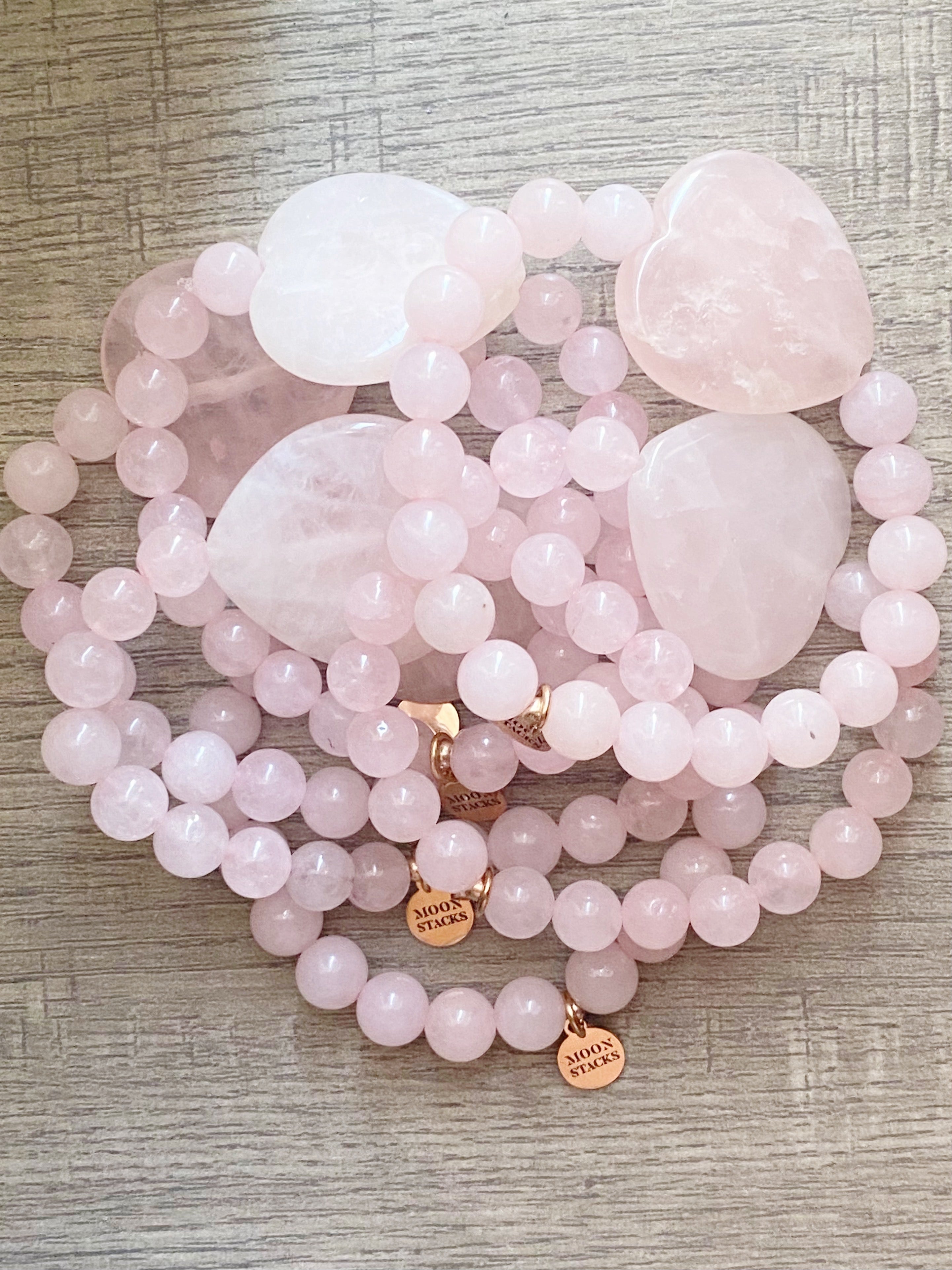 Rose Quartz Single Bracelet