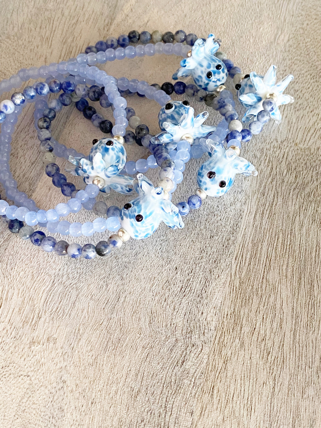 Octopus Single Beaded Bracelet