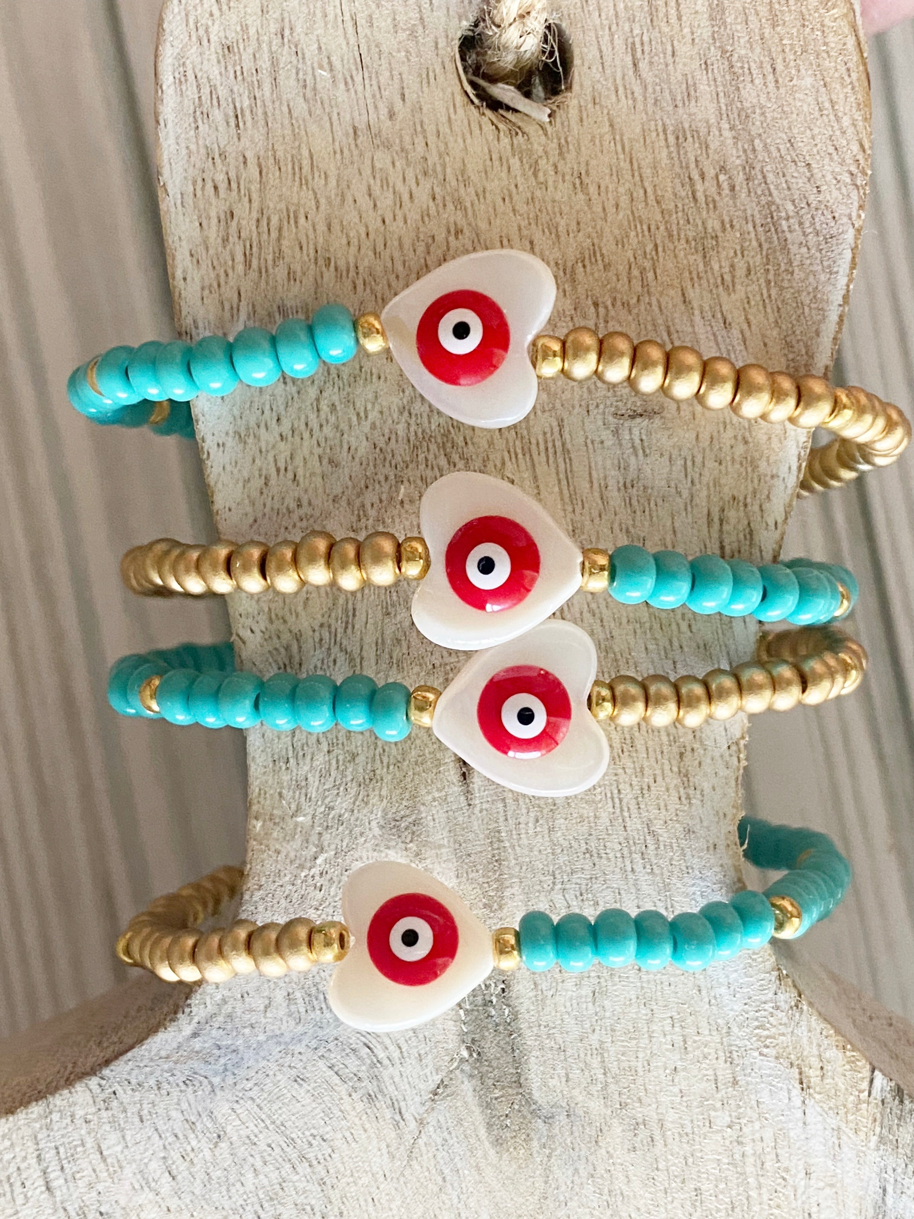 Dainty Evil Eye Protection Bracelet