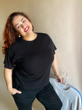Megan Basic Crew Neck Top
