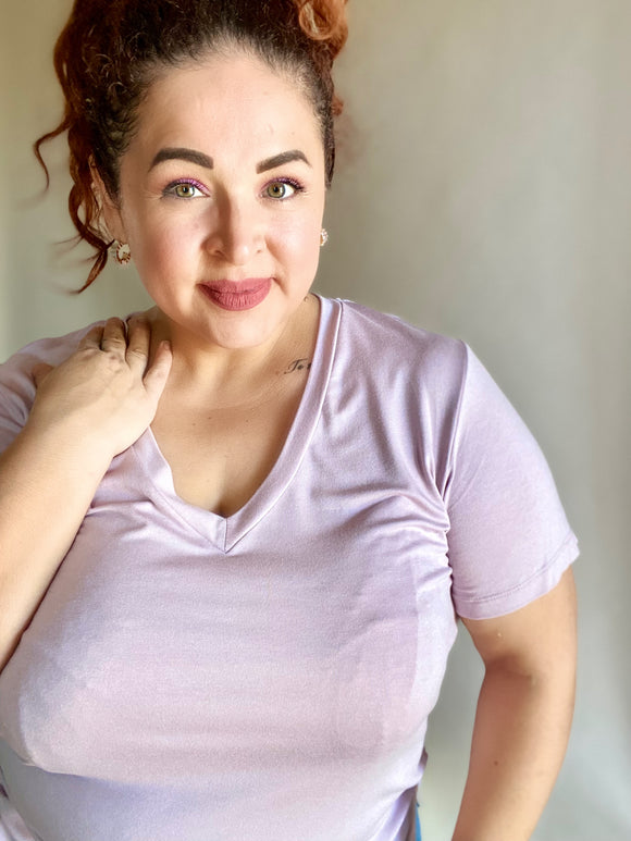 Jess V-neck Basic Top