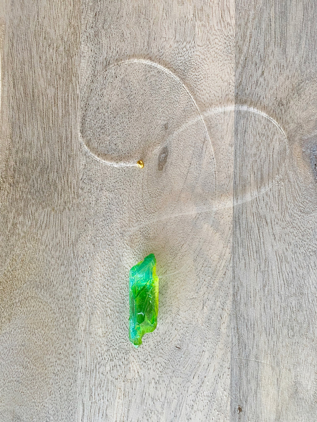 The Gigi Quartz Necklace-Green