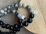 Onyx Beaded Bracelet