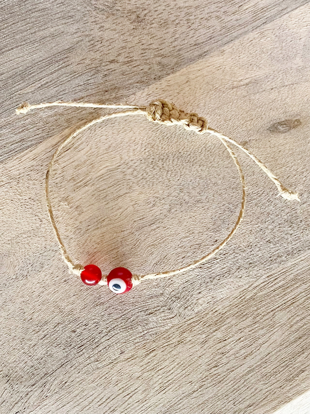 Willow Minimalist String Bracelet-Red